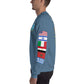 IKE CUSTOM w/FLAGS - E HUGHES - Sweatshirt
