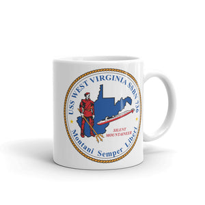 USS West Virginia (SSBN-736) Ship's Crest Mug