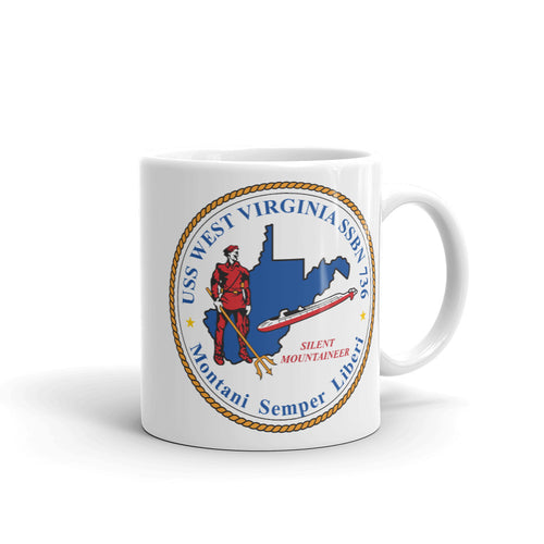 USS West Virginia (SSBN-736) Ship's Crest Mug