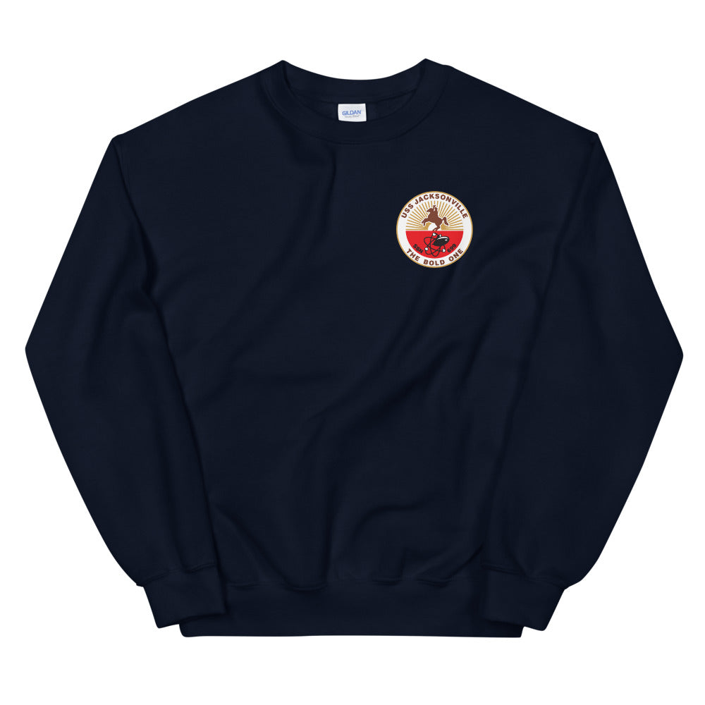 USS Jacksonville (SSN-699) Ship's Crest Sweatshirt