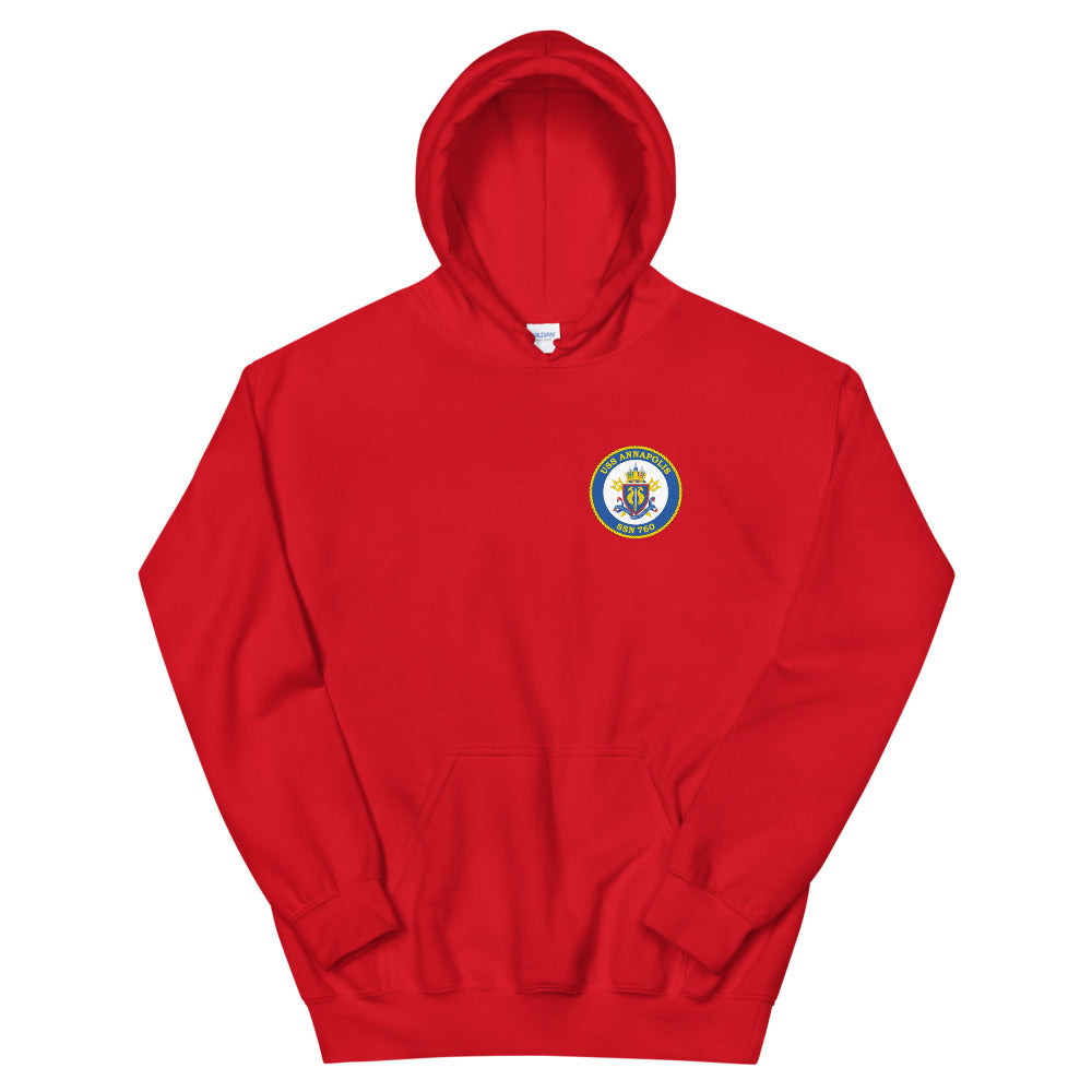 USS Annapolis (SSN-760) Ship's Crest Hoodie