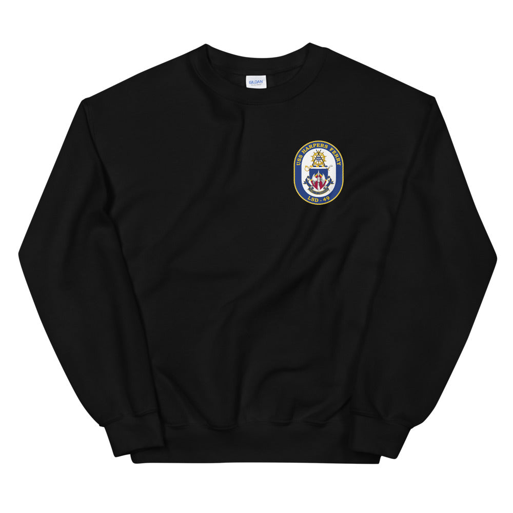 USS Harpers Ferry (LSD-49) Ship's Crest Sweatshirt