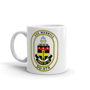USS Merrill (DD-976) Ship's Crest Mug
