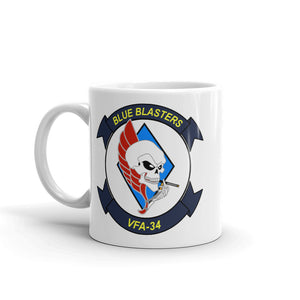 VFA-34 Blue Blasters Squadron Crest Mug