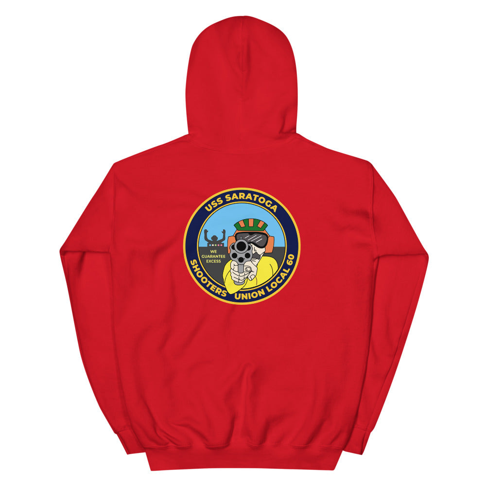 USS Saratoga (CV-60) Shooters Union Local 60 Hoodie