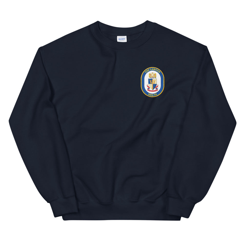 USS Laboon (DDG-58) Ship's Crest Sweatshirt