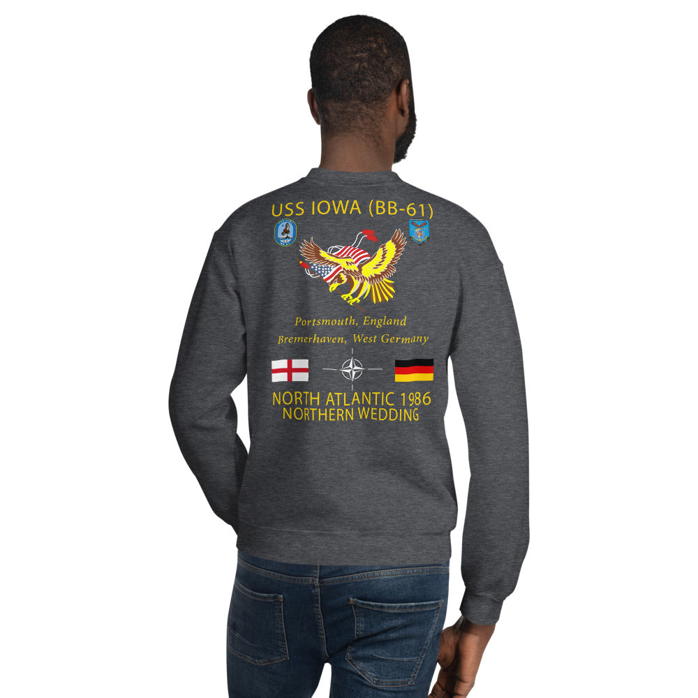 USS Iowa (BB-61) 1986 Cruise Sweatshirt