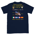 USS America (CVA-66) 1971 Cruise Shirt - FAMILY