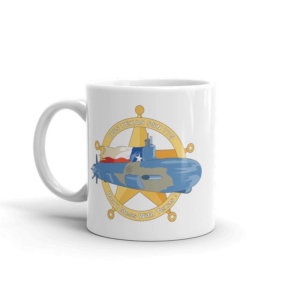 USS Texas (SSN-775) Ship's Crest Mug