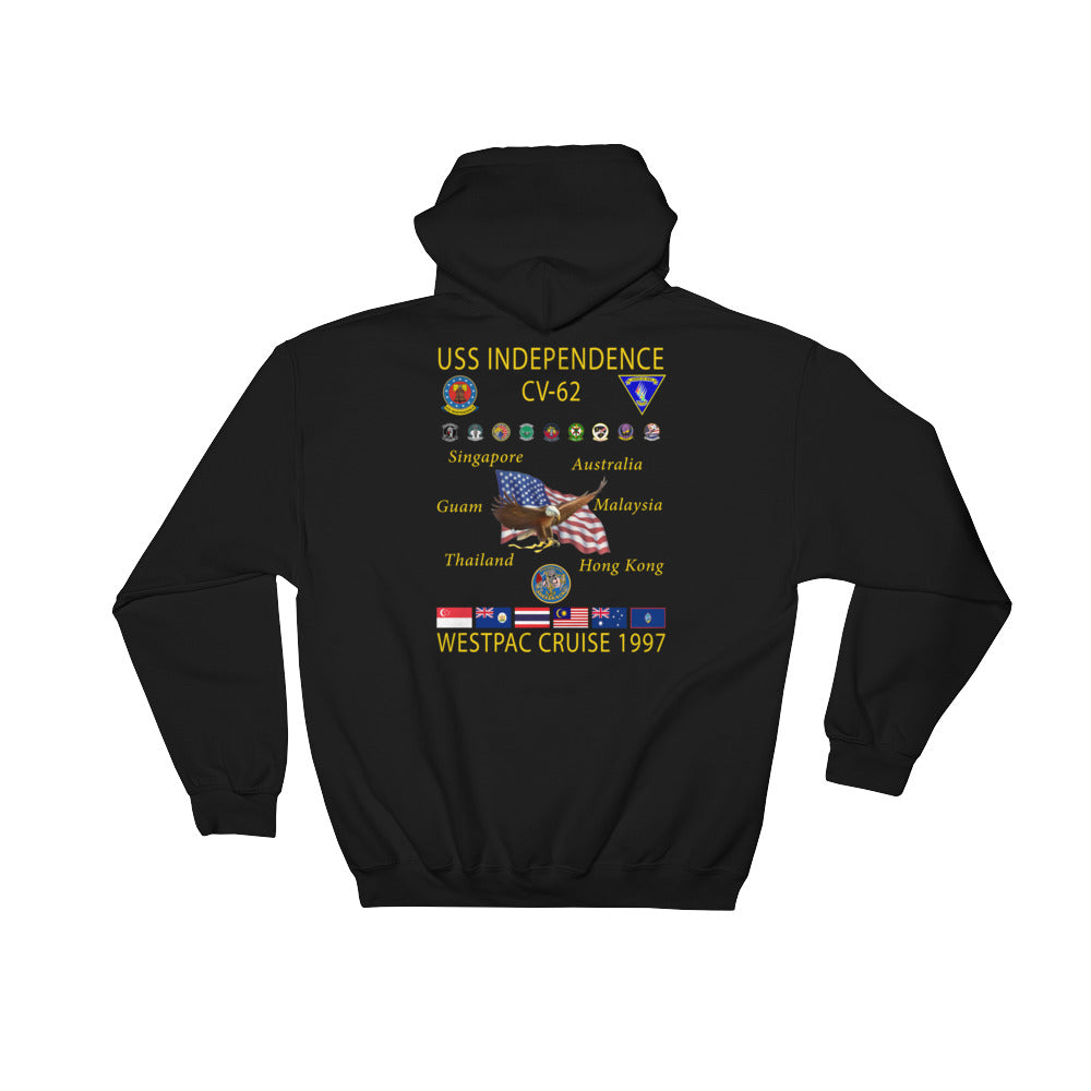 USS Independence (CV-62) 1997 Cruise Hoodie