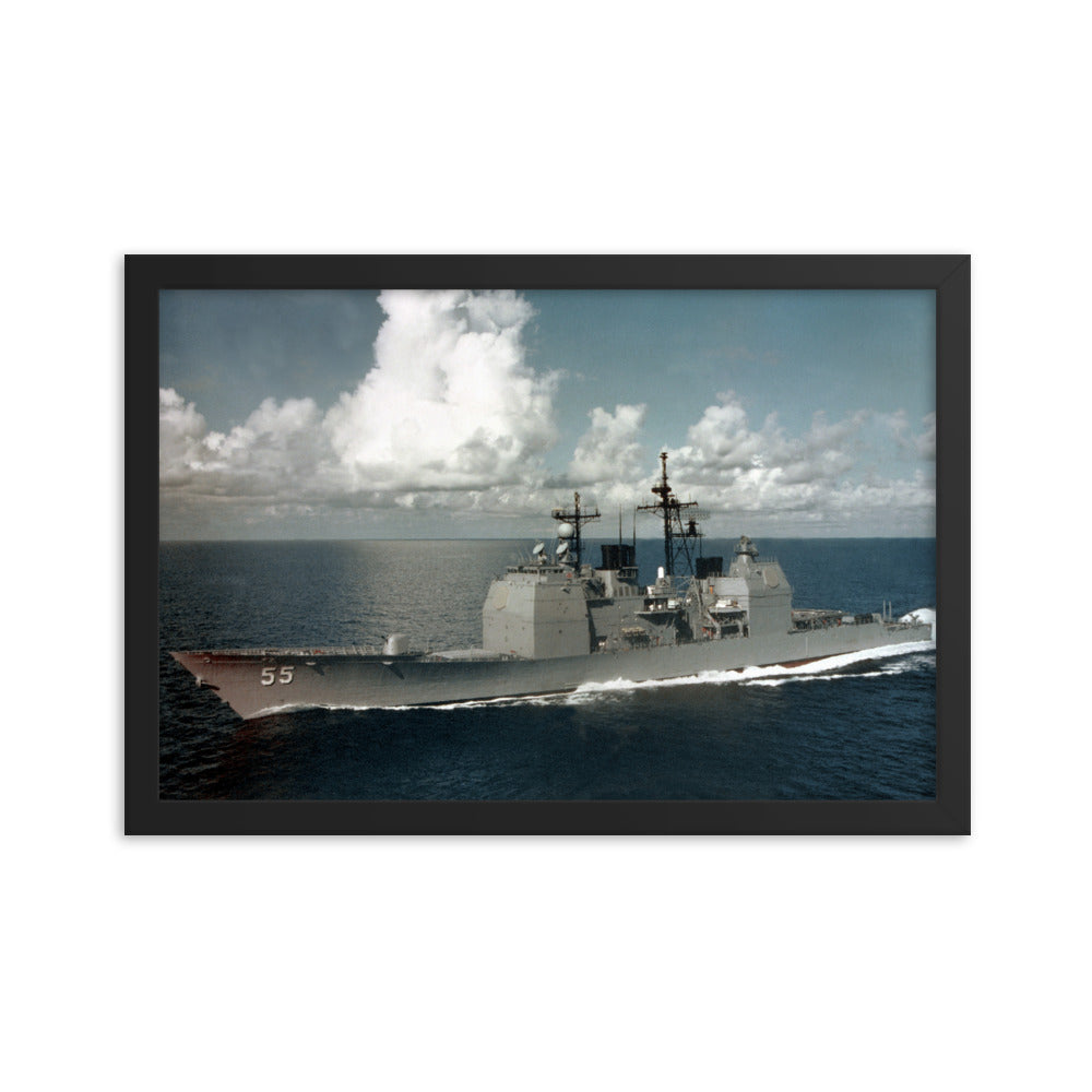 USS Leyte Gulf (CG-55) Framed Ship Photo