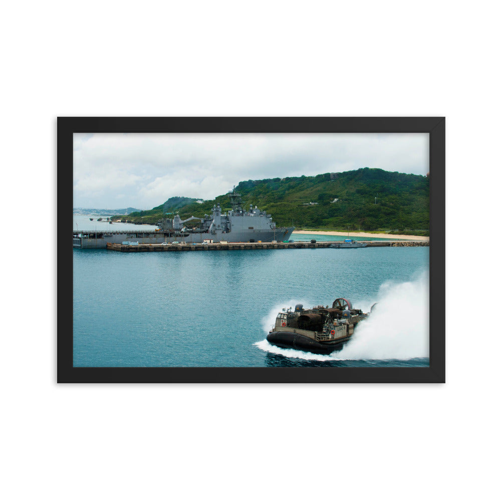USS Ashland (LSD-48) Framed Ship Photo