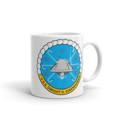 USS Dwight D. Eisenhower (CVN-69) Ship's Crest Mug