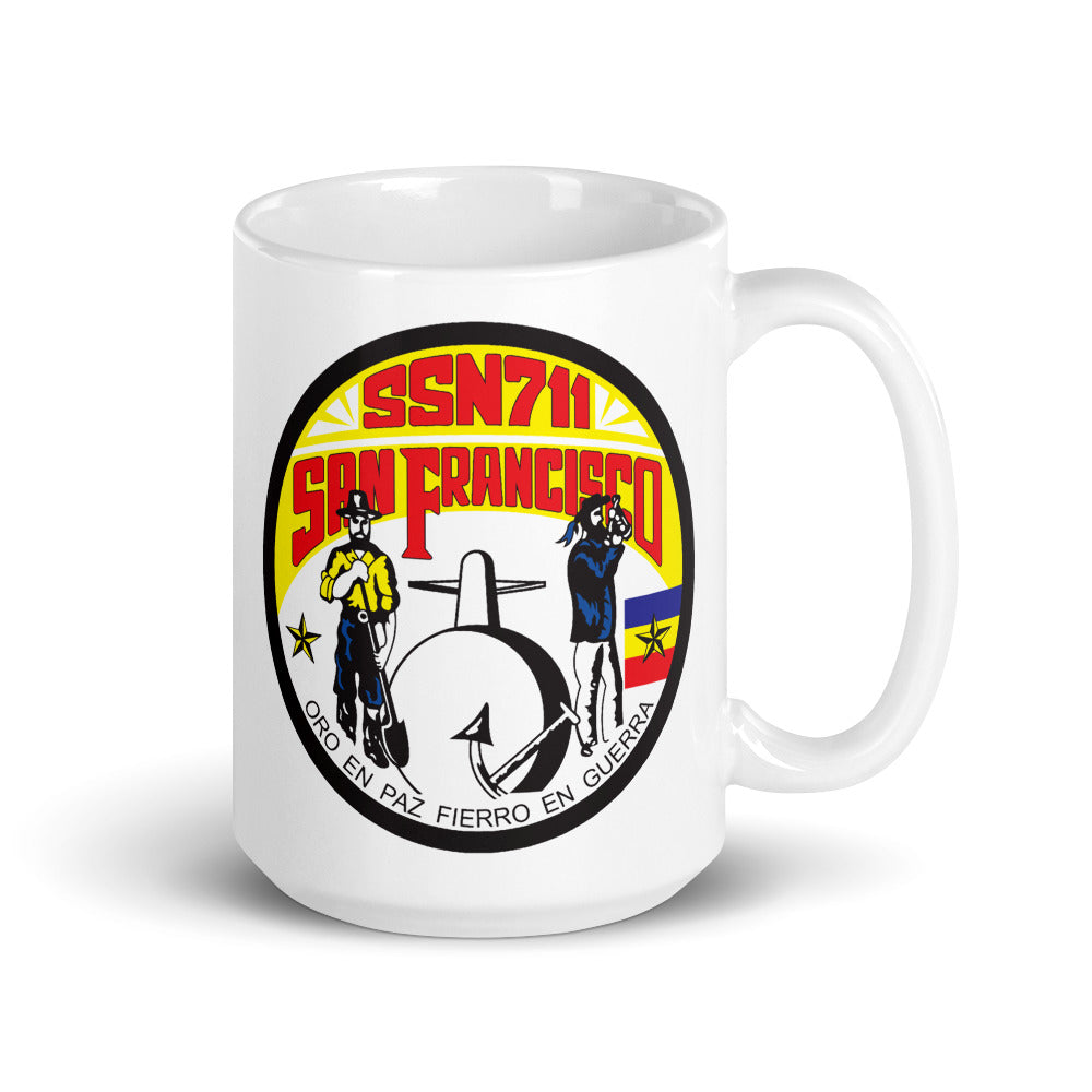 USS San Francisco (SSN-711) Ship's Crest Mug