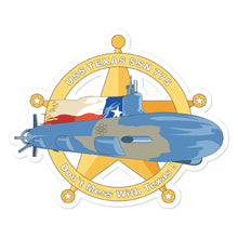 Load image into Gallery viewer, USS Texas (SSN-775) Ship&#39;s Crest Vinyl Sticker
