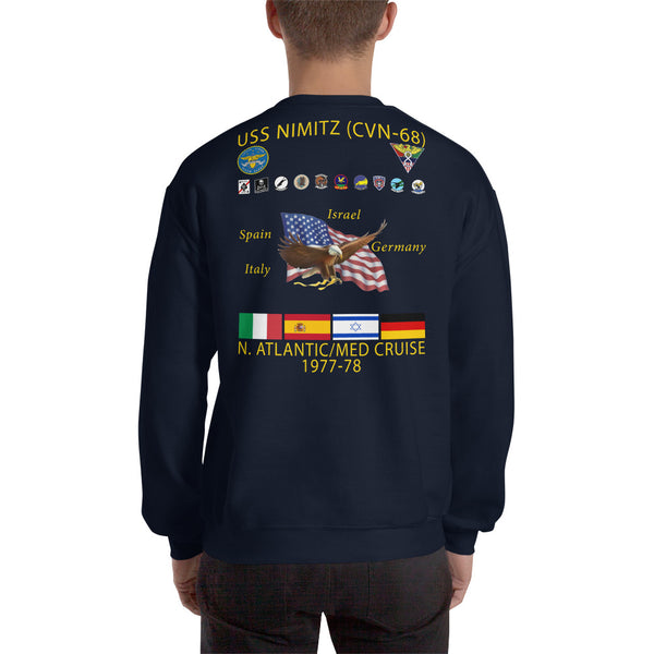 USS Nimitz (CVN-68) 1977-78 Cruise Sweatshirt