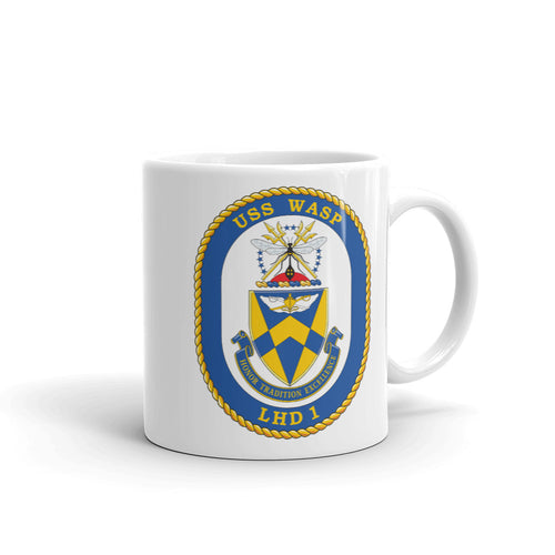 USS Wasp (LHD-1) Ship's Crest Mug