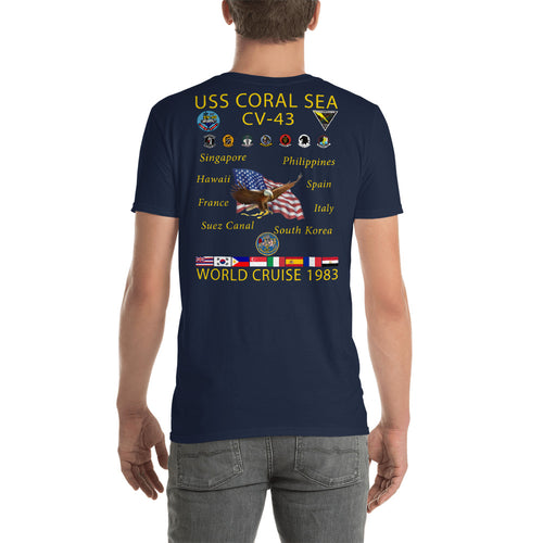 USS Coral Sea (CV-43) 1983 Cruise Shirt