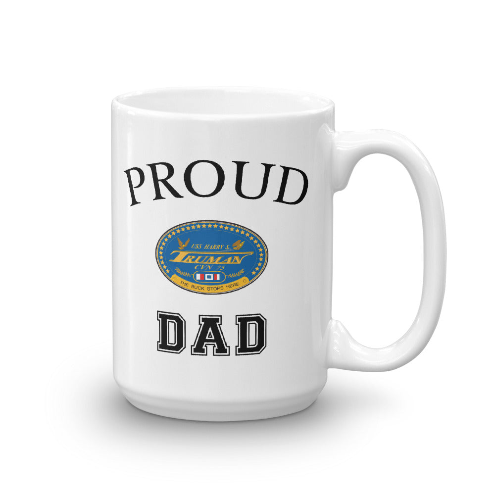 Proud USS Harry S. Truman Dad Mug