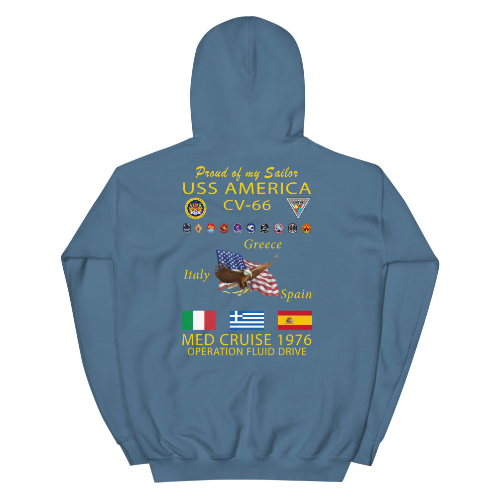 USS America (CV-66) 1976 Cruise Hoodie - FAMILY