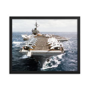 USS Constellation (CV-64) Framed Ship Photo