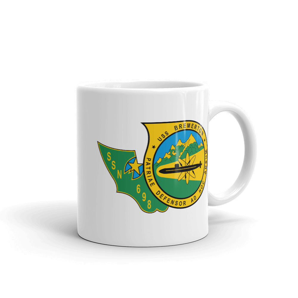 USS Bremerton (SSN-698) Ship's Crest Mug