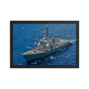 USS Chafee (DDG-90) Framed Ship Photo