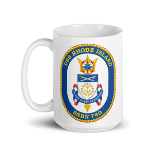 USS Rhode Island (SSBN-740) Ship's Crest Mug