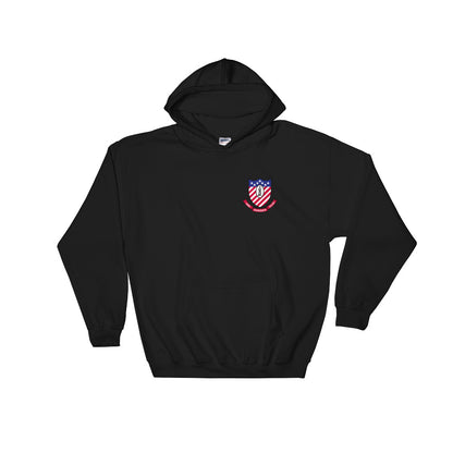 USS Ranger (CV-61) 1989 Cruise Hoodie - Map