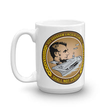 Load image into Gallery viewer, USS Abraham Lincoln (CVN-72) Ship&#39;s Crest Mug