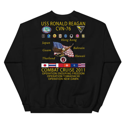 USS Ronald Reagan (CVN-76) 2011 Cruise Sweatshirt