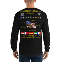 Load image into Gallery viewer, USS Harry S. Truman (CVN-75) 2013-14 Long Sleeve Cruise Shirt