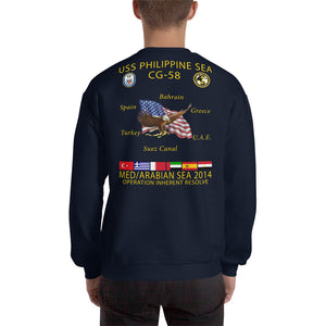 USS Philippine Sea (CG-58) 2014 Cruise Sweatshirt