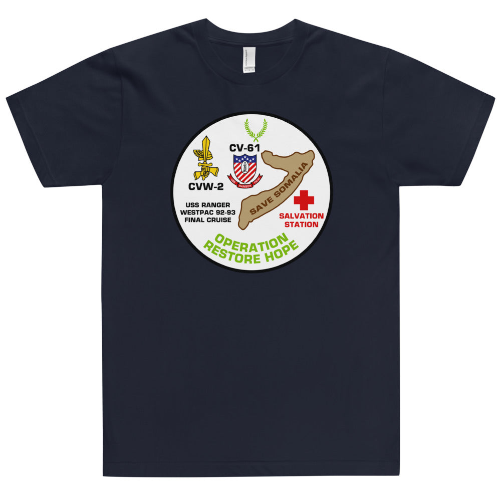 USS Ranger (CV-61) Operation Restore Hope '92-'93 Shirt