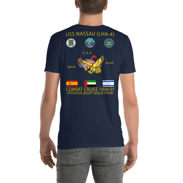 USS Nassau (LHA-4) 1990-91 Cruise Shirt