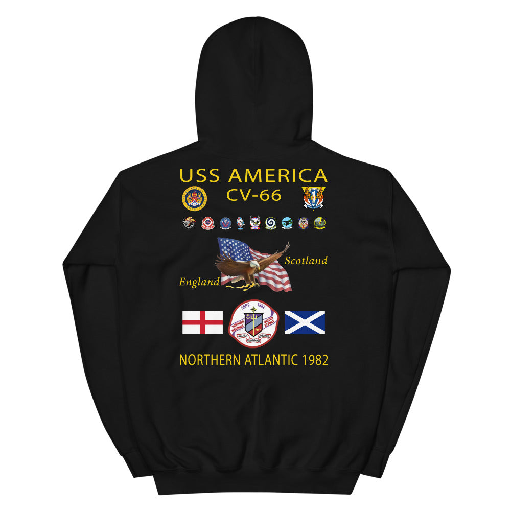 USS America (CV-66) 1982 Cruise Hoodie
