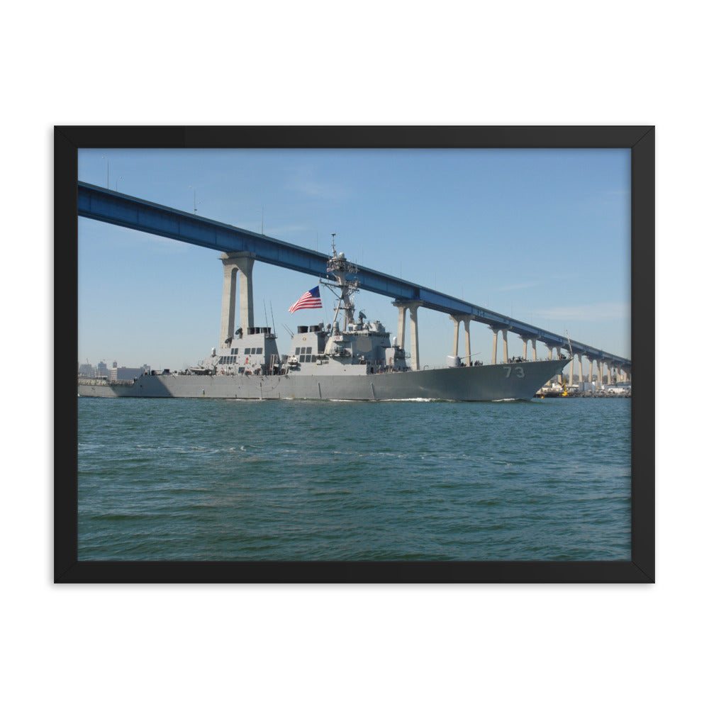 USS Decatur (DDG-73) Framed Ship Photo