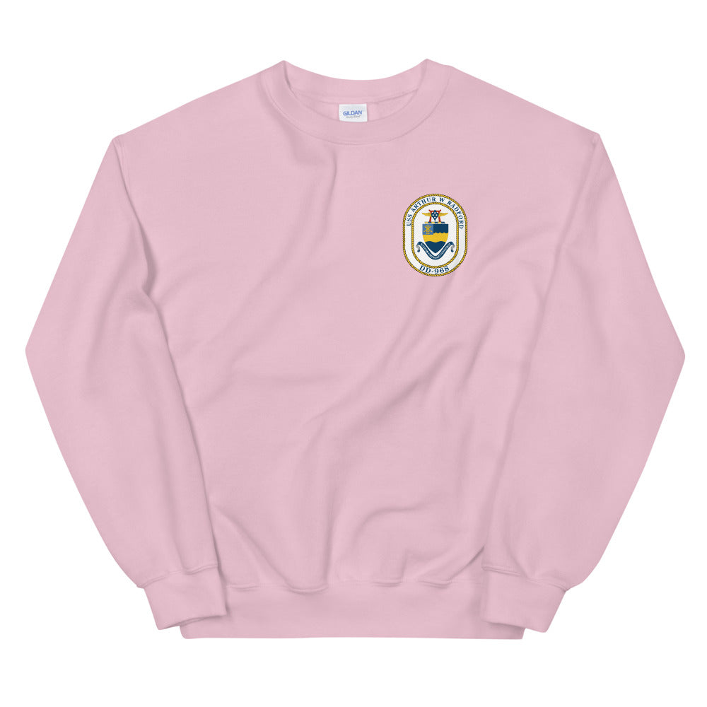 USS Arthur W. Radford (DD-968) Ship's Crest Sweatshirt