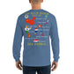 USS Blue Ridge (LCC-19) 2016 Long Sleeve Patrol Shirt - Map