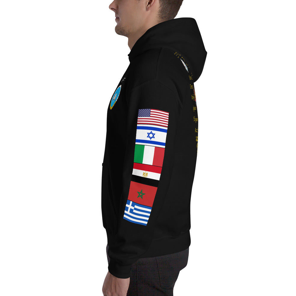 IKE CUSTOM w/FLAGS - E HUGHES - Hoodie