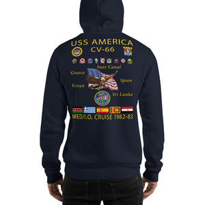 USS America (CV-66) 1982-83 Cruise Hoodie
