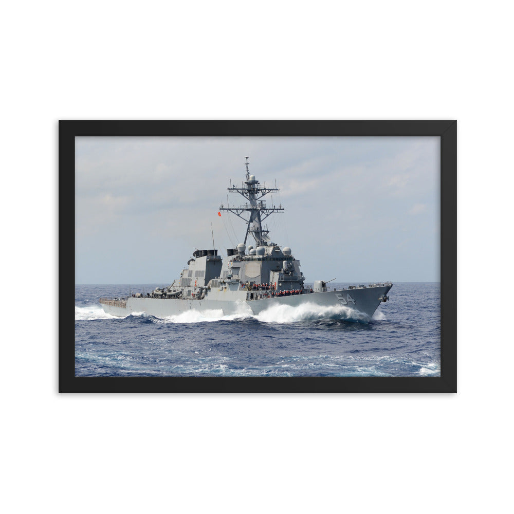 USS Decatur (DDG-73) Framed Ship Photo