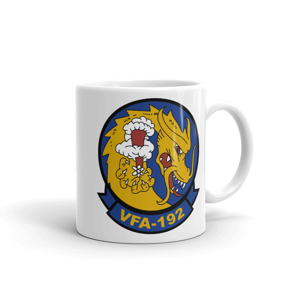 VFA-192 World Famous Golden Dragons Squadron Crest Mug