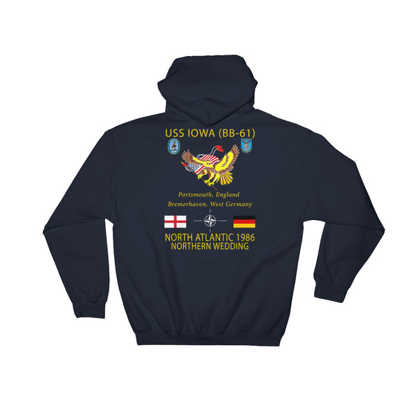 USS Iowa (BB-61) 1985 Cruise Hoodie