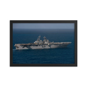 USS Boxer (LHD-4) Framed Ship Photo