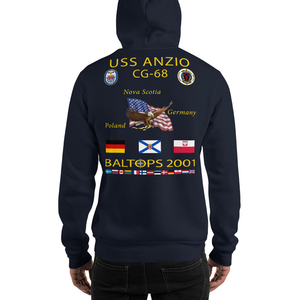 USS Anzio (CG-68) 2001 Cruise Hoodie