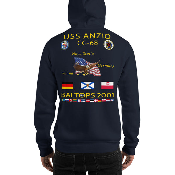 USS Anzio (CG-68) 2001 Cruise Hoodie