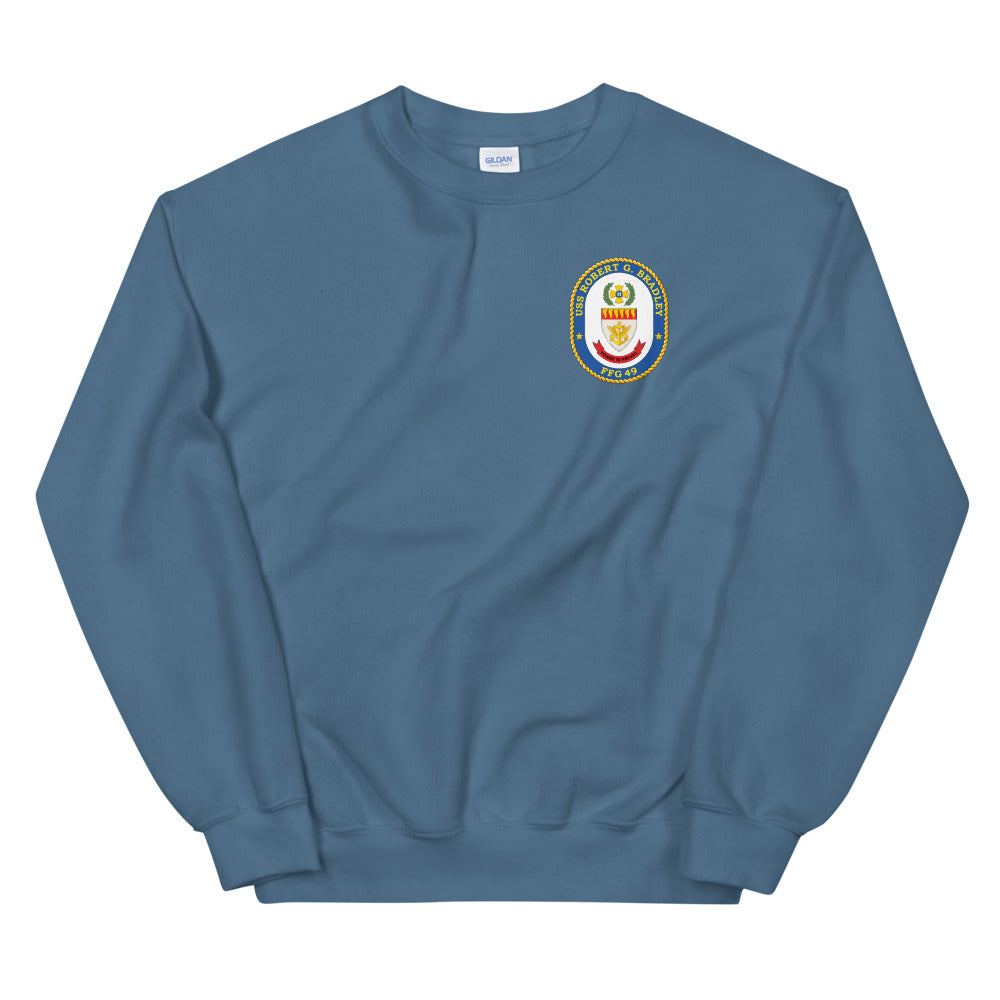 USS Robert G. Bradley (FFG-49) Ship's Crest Sweatshirt