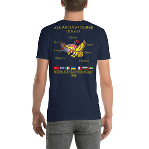 USS Arleigh Burke (DDG-51) 1998 Cruise Shirt