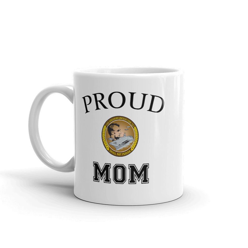 Proud USS Abraham Lincoln Mom Mug